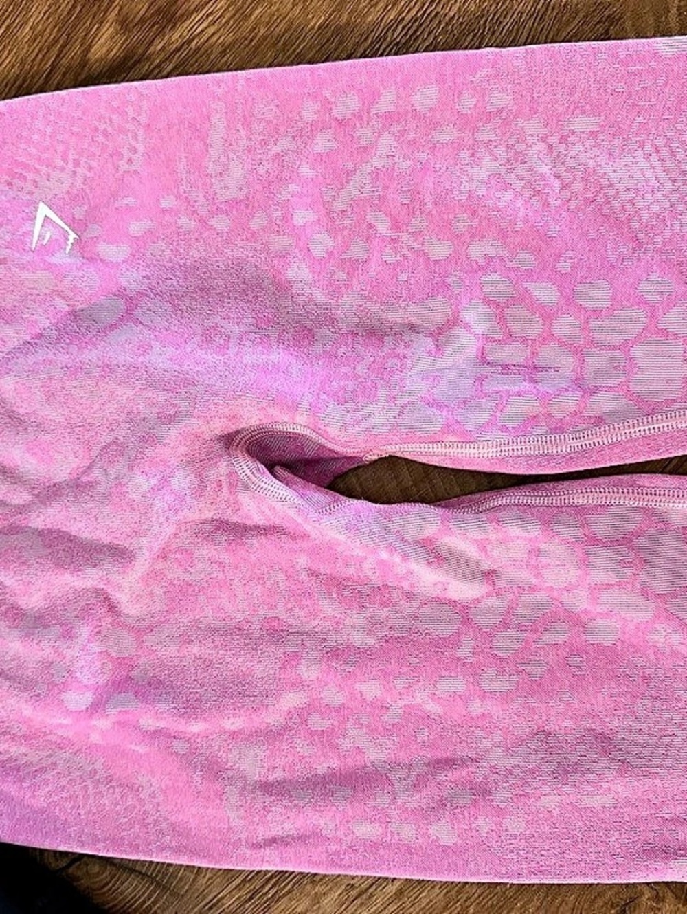 Gymshark Animal  Pink Abstract Athletic Leggings